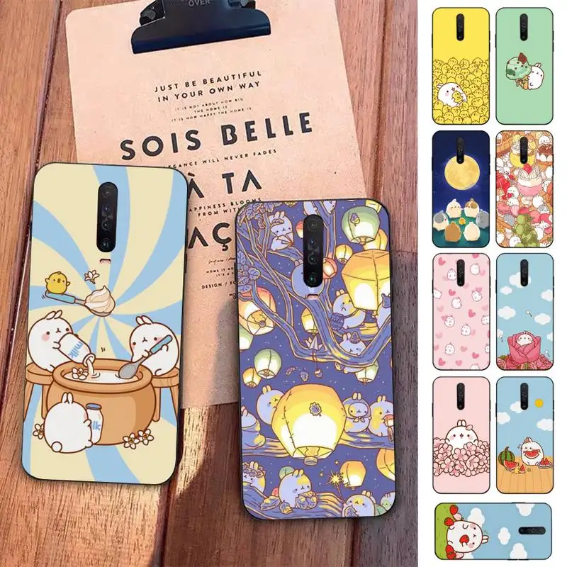 

Yinuoda Molang Phone Case for Redmi 5 6 7 8 9 A 5plus K20 4X S2 GO 6 K30 pro