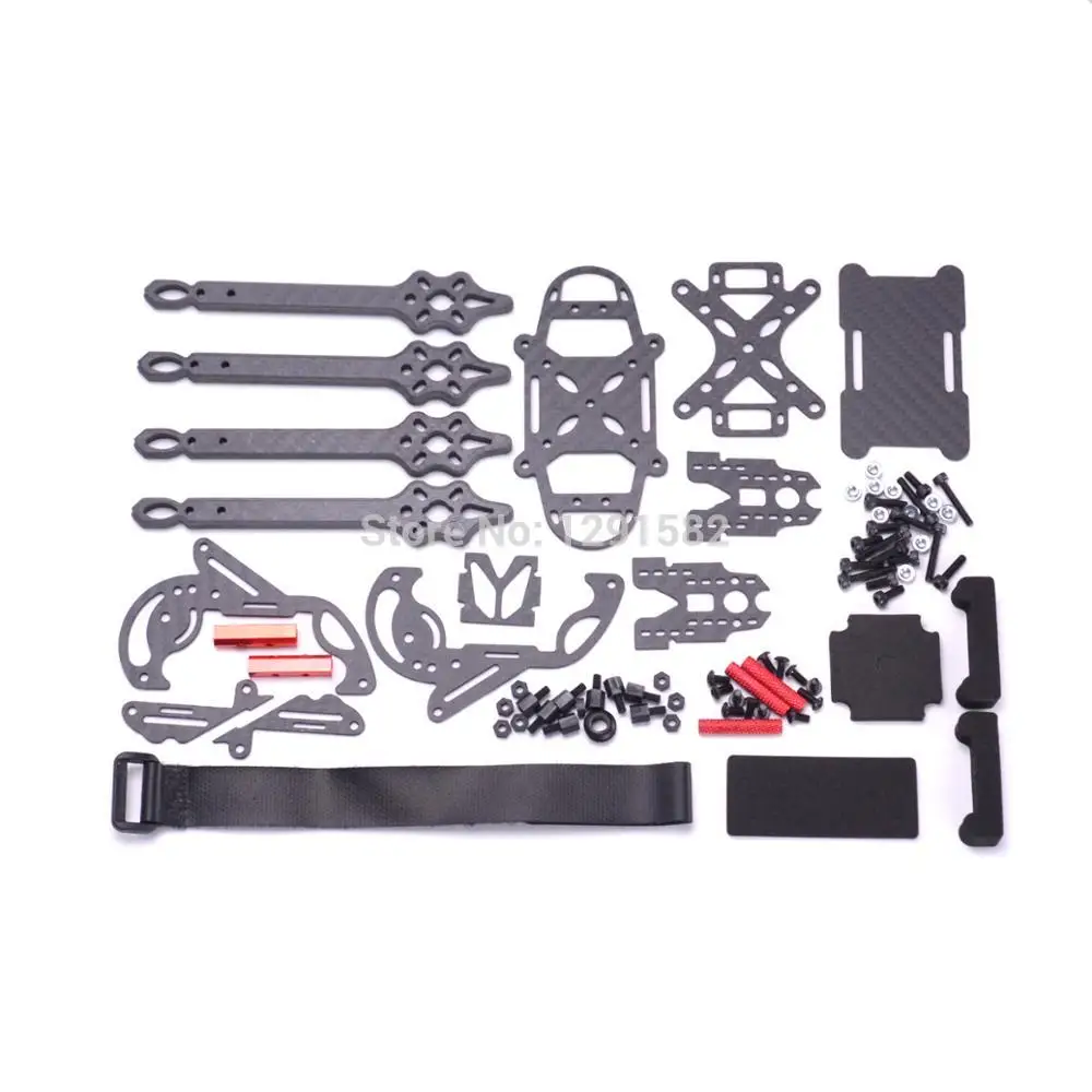 Квадрокоптер с рамкой из углеродного волокна 215 мм FPV 5 поддержкой arm F3/Naze32 плата