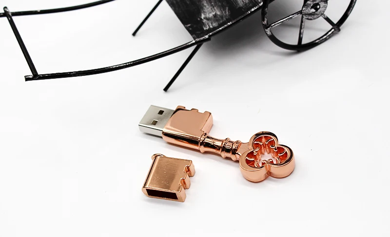 Мультфильм USB карта памяти 64 ГБ 32 ГБ 16 ГБ 8 ГБ розовое золото флэш-накопитель ключ Флешка Мини U диск Reboto флэш-диск для ПК