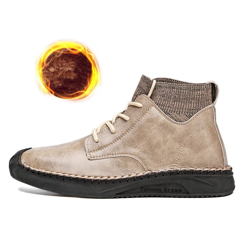 

2021 Fashion New Men's Casual Sports Socks Shoes Plus Velvet & Breathable Comfortable Non-Slip Zapatos De Vestir De Los Hombres