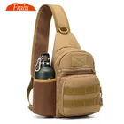 Тактическая армейская сумка через плечо для мужчин, слинг через плечо с системой Молле, камуфляжный рюкзак для кемпинга, путешествий, пешего туризма, охоты в стиле милитари