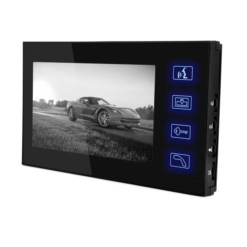 SmartYIBA Video Intercom 7 Inch Color TFT Monitor Wired Door Entry System Phone Doorbell | Безопасность и защита