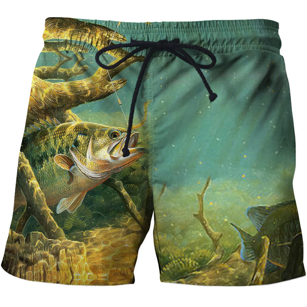 

2021 New Beach Pants Fishing men's Printed Shorts Comfortable Fitness Sports Pants Best Selling Best Graphic men's Beach Pants