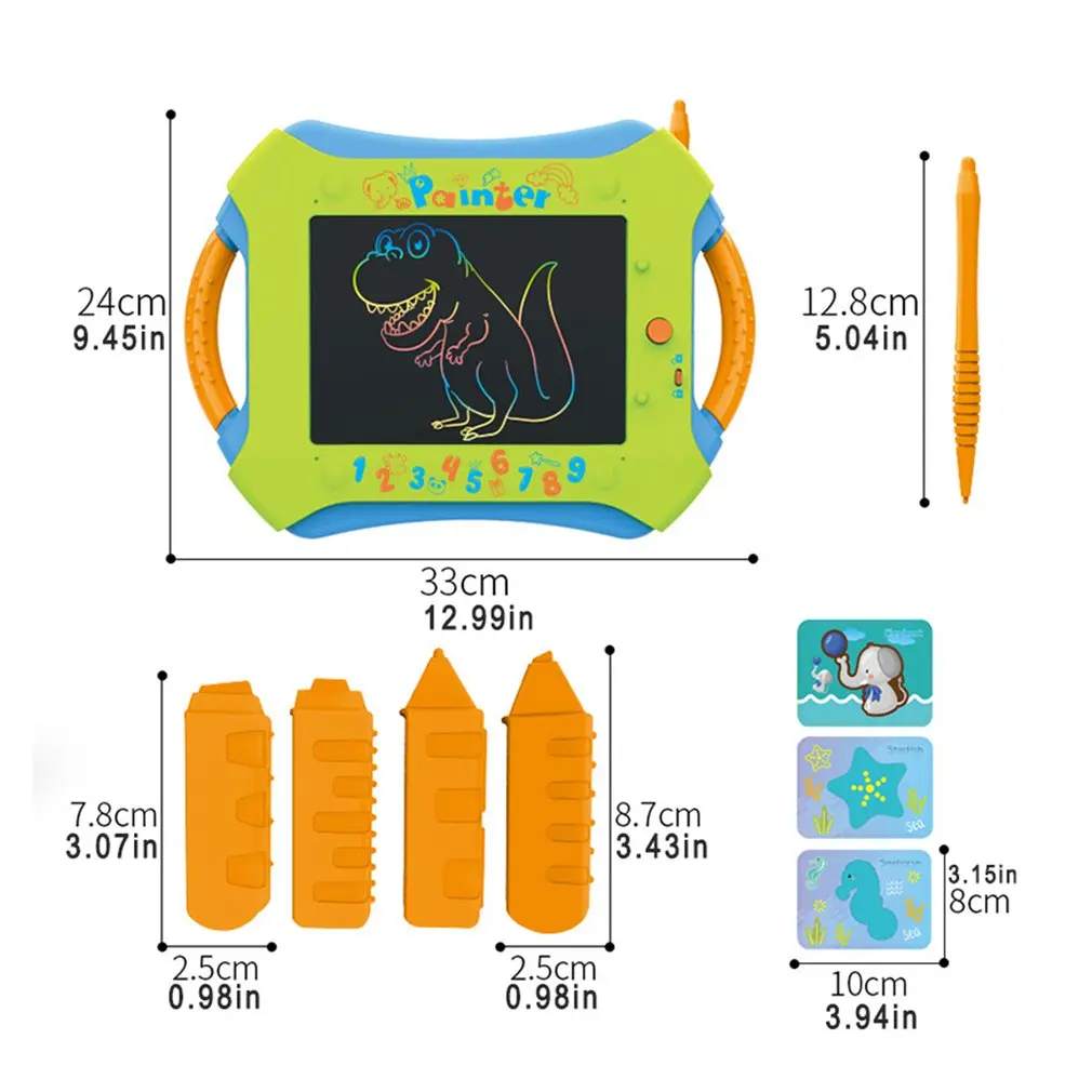 

Children LCD Handwriting Board Baby Erasable Graffiti Drawing Board 9 Inch Electronic Writing Board Blackboard