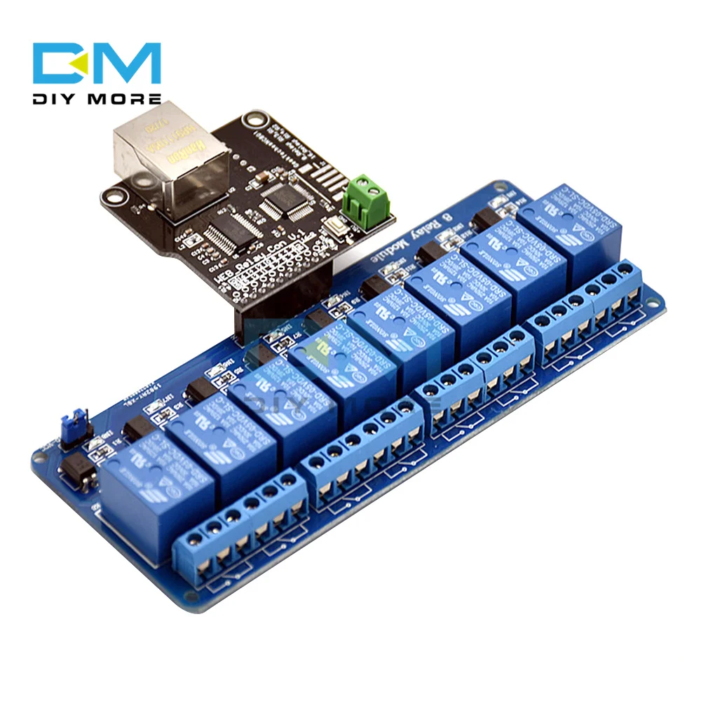 Модуль управления Ethernet сетевой веб-сервер Lan Wan порт RJ45 16-канальное реле плата
