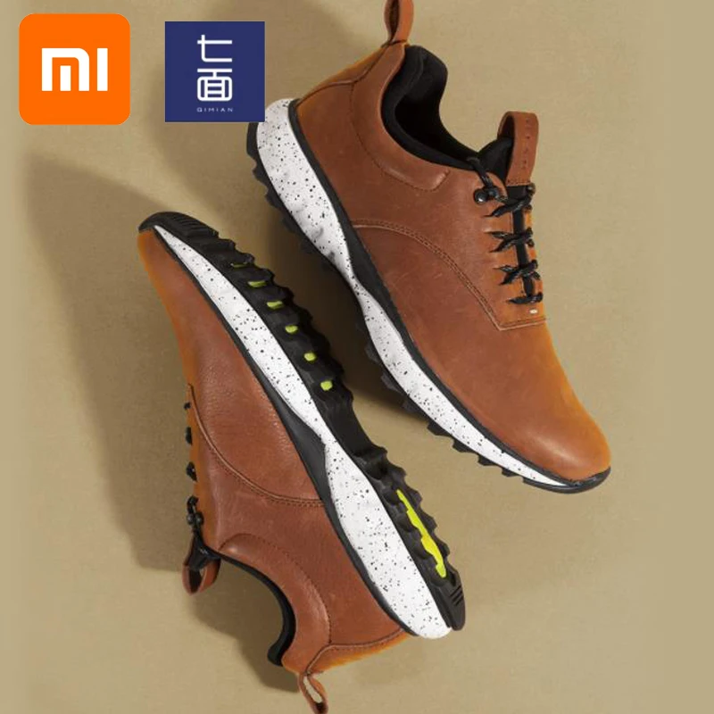 Мужские легкие туфли Xiaomi mijiaqimian спортивные в стиле Дерби деловая повседневная