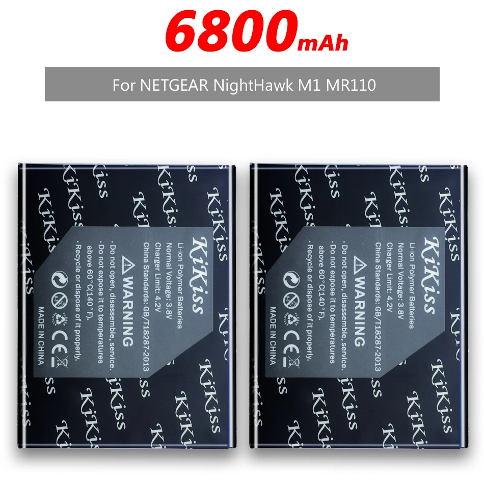 W 10A мобильный телефон заменяемая батарея 6800mAh для NETGEAR NightHawk M1 MR110|Аккумуляторы
