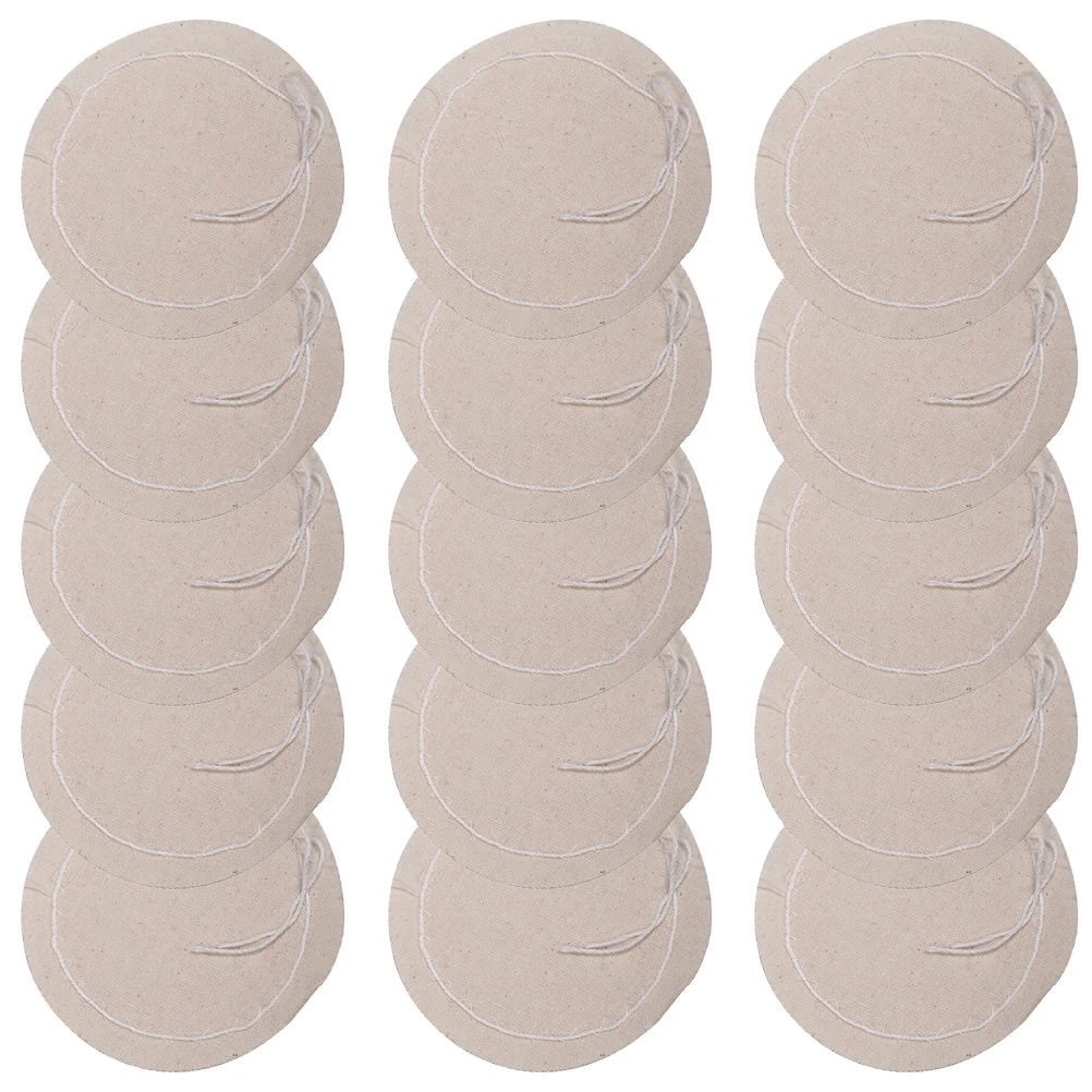

20pcs Syphon Coffee Maker Filter Cotton Replacement Filterâ€‹ Cloth (Beige)