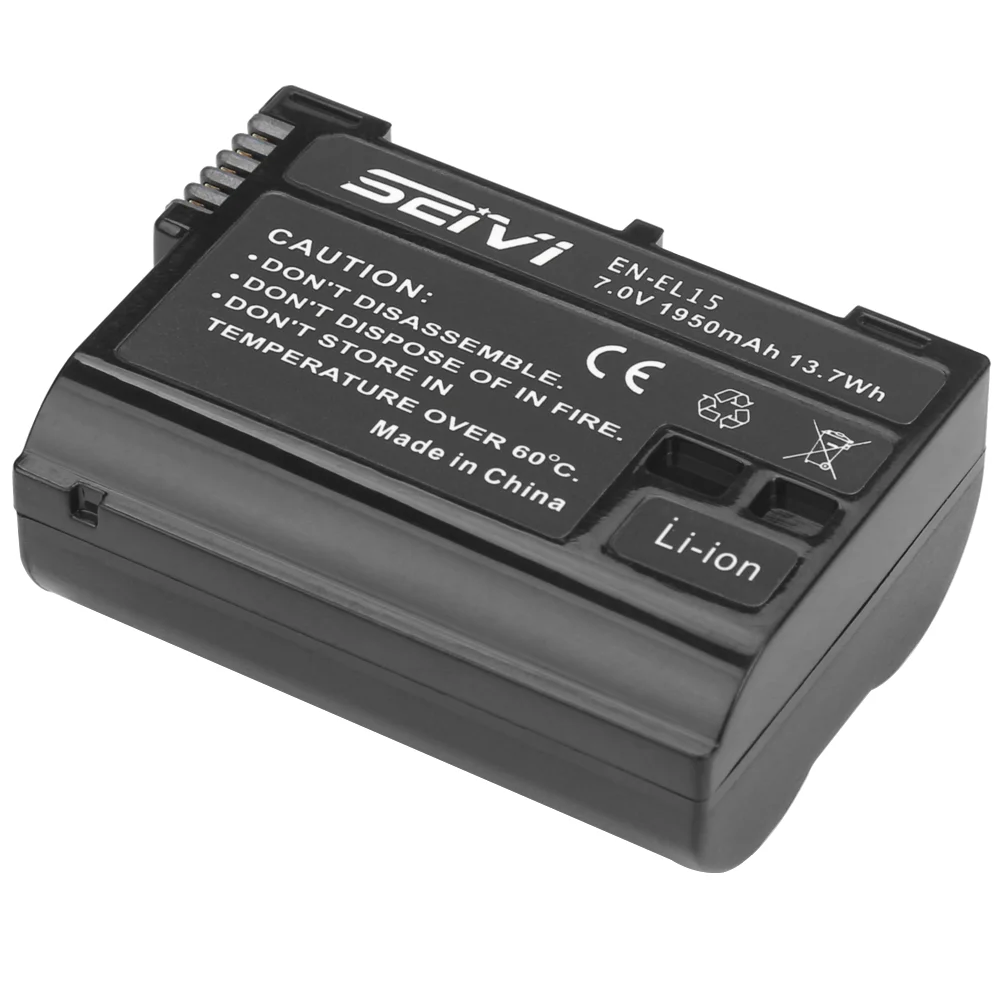EN-EL15C EN-EL15 Аккумулятор для Nikon Z5 Z6 II Z7 Z7II D7000 D7100 D7200 D850 D750 D7500 D810 D500 D800 - купить по