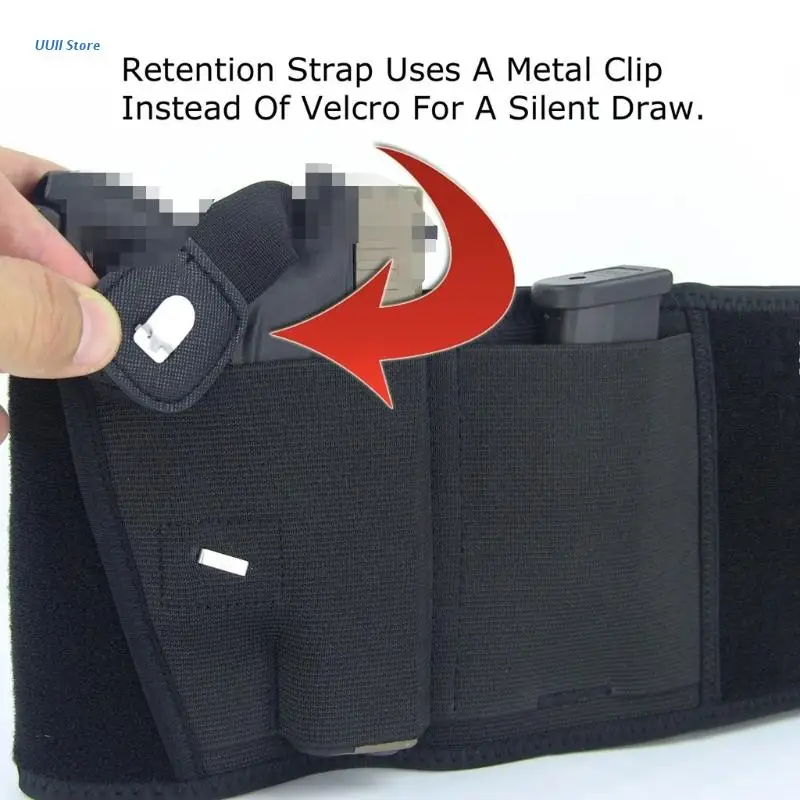 

Outdoor Multifunction Waist Belt Adjustable Neoprene Actical Elastic Belly Band Waist Concealed Carry Belly Wrap Holster XX9D