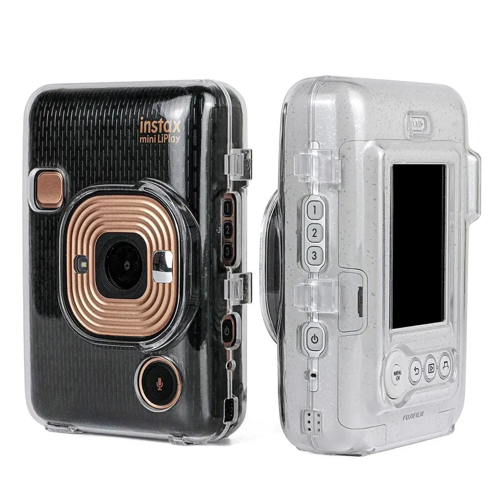 Чехол из мягкой искусственной кожи в стиле ретро для камеры Fujifilm Instax Mini Liplay