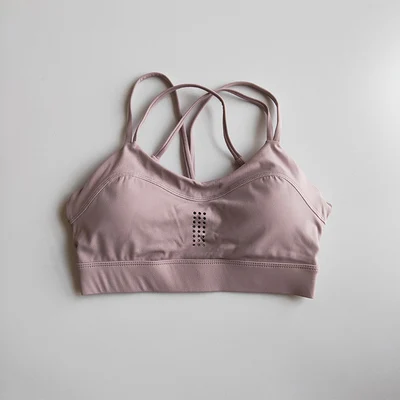 Бесшовный спортивный бюстгальтер с эффектом пуш ап для тренировок женский топ