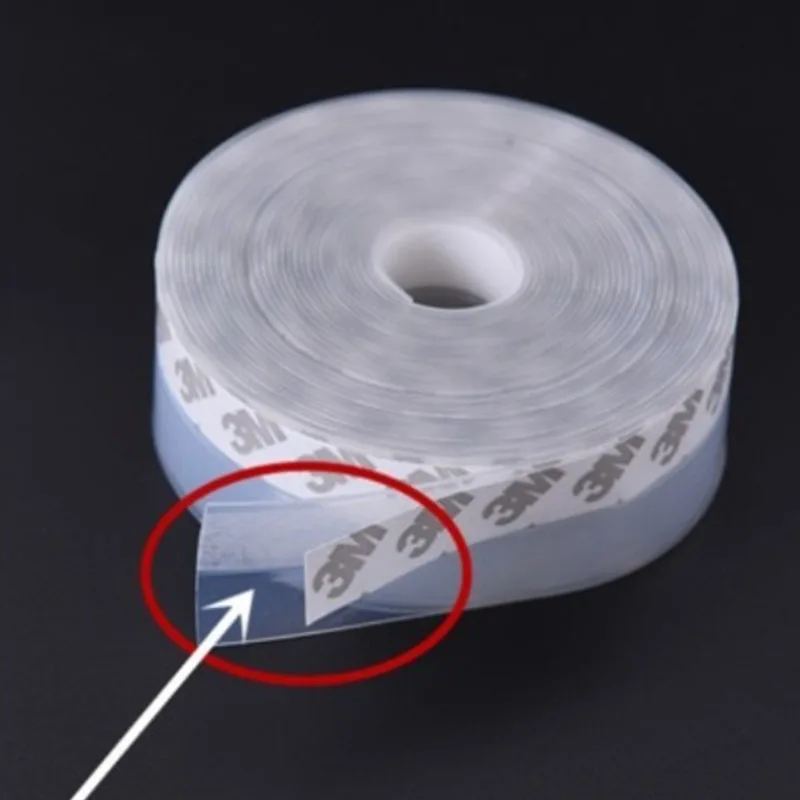 Уплотнительная лента для оконных дверей самоклеящаяся силиконовая резиновая