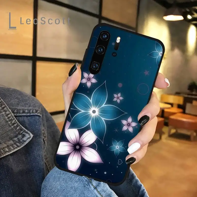 

Fashion luxury flowers Phone Case For Huawei honor Mate P 9 10 20 30 40 Pro 10i 7 8 a x Lite nova 5t
