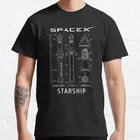 SpaceX космическим кораблем план 2021 новинка футболка с принтом 3d футболка лето Мода короткий рукав Футболка Топ Для мужчинженский короткий рукав Топ