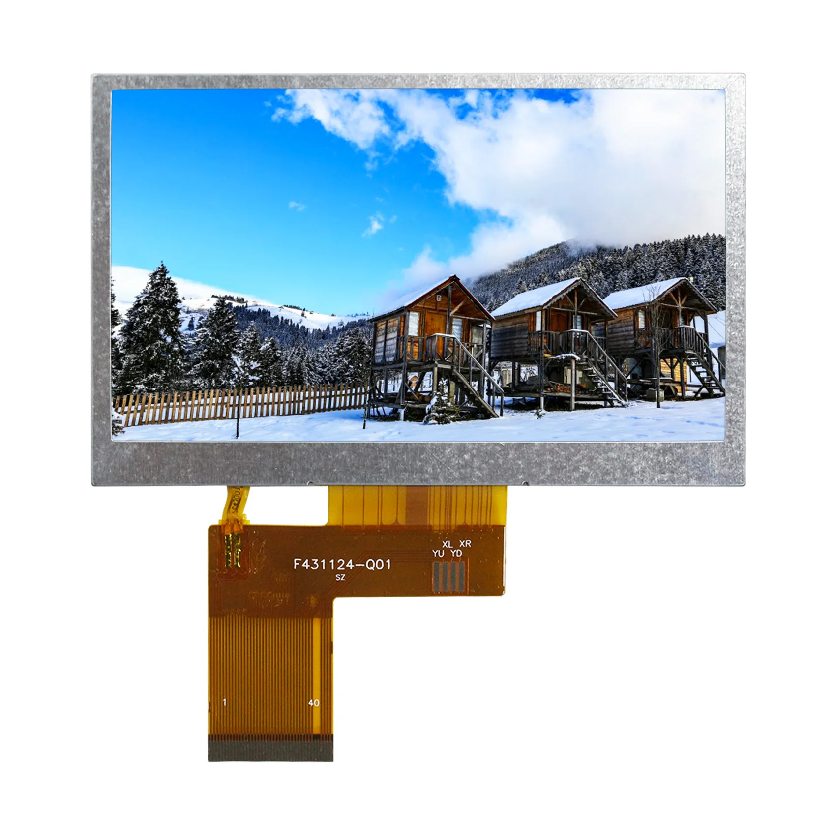 

Оригинальный 4,3 дюймов TFT ЖК-дисплей экран 480X272 VS043T-004A передаточные Подсветка WLED 40 штифтов