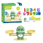 Математические Игрушки, интеллектуальная обезьяна, развивающие игрушки для детей 2 года, детские развивающие игрушки, цифровая обезьяна, весы