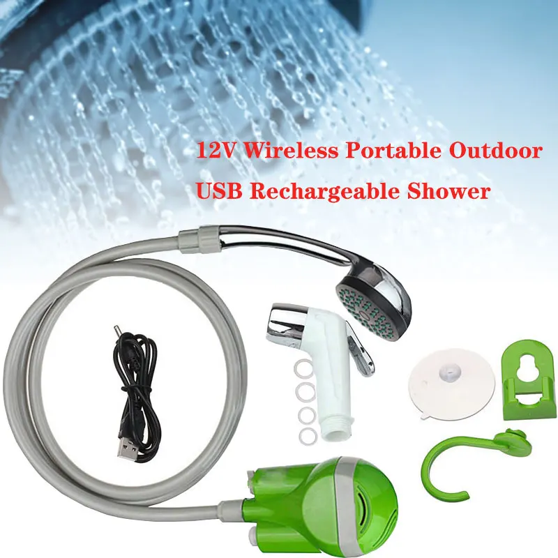 Насадка для душа аккумуляторная беспроводная 12 В USB|Водяные пистолеты и