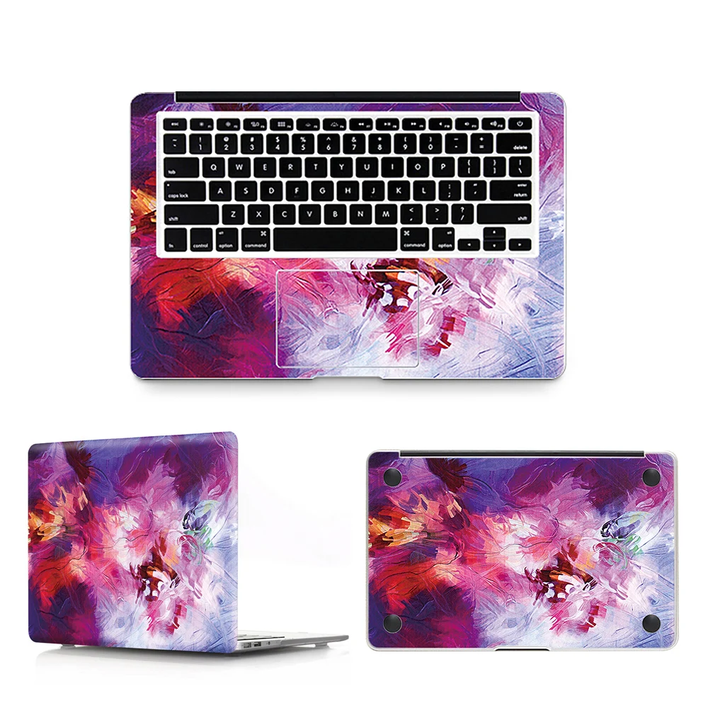 HRH 3 в 1 чехол с наклейкой на ноутбук для Apple Macbook Air Pro 11 12 13 15 дюймов защитный оптовая