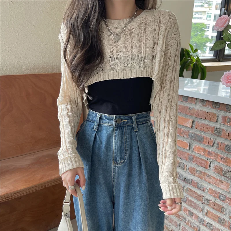 

Настоящий вязаный пуловер Кондиционер