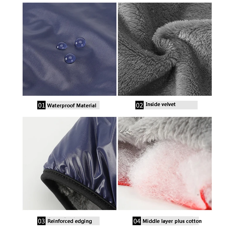 Зимняя водонепроницаемая ветрозащитная шапка унисекс с флисовой подкладкой |