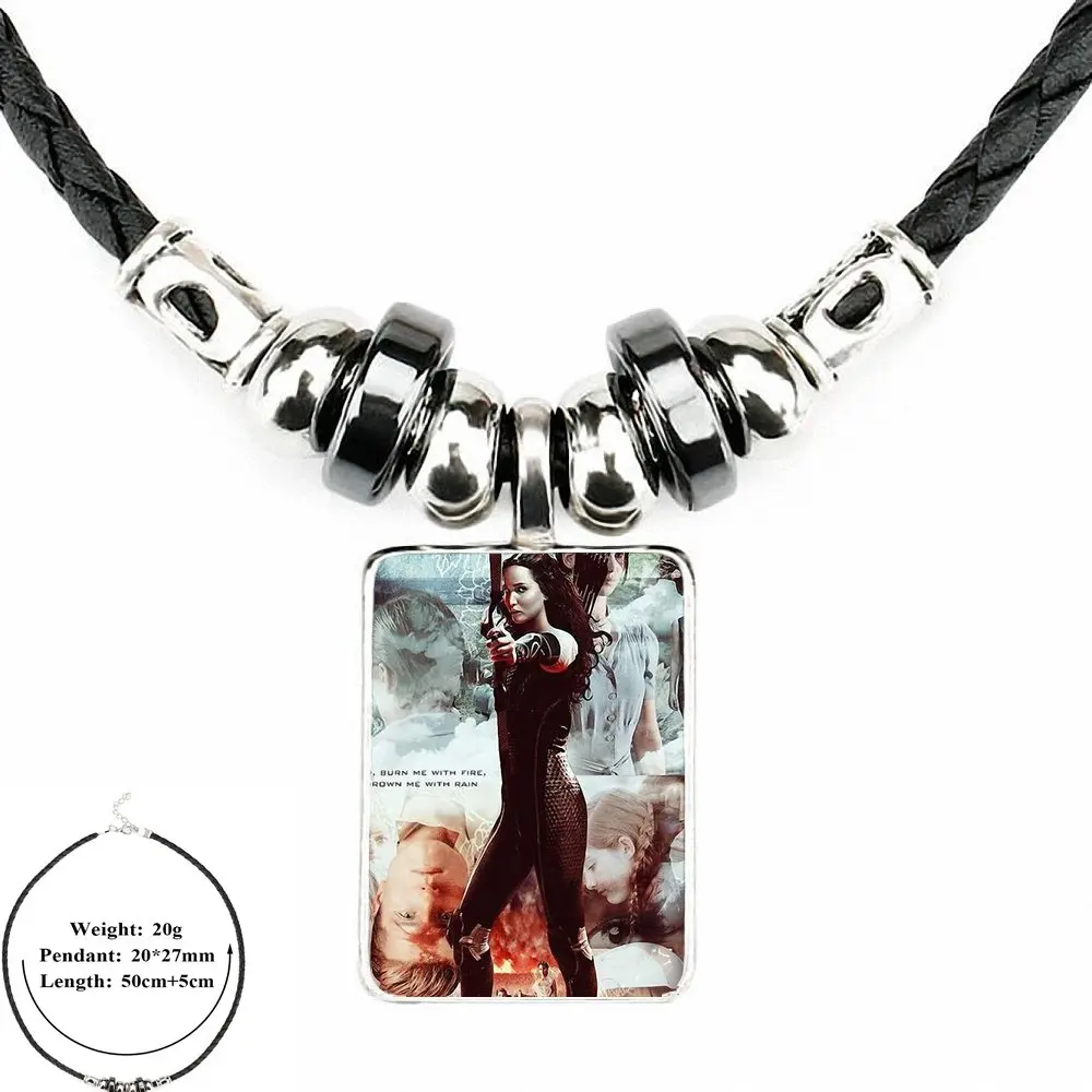 Harajuku ювелирные изделия черный кожаный шарик стеклянный кабошон для кулона колье