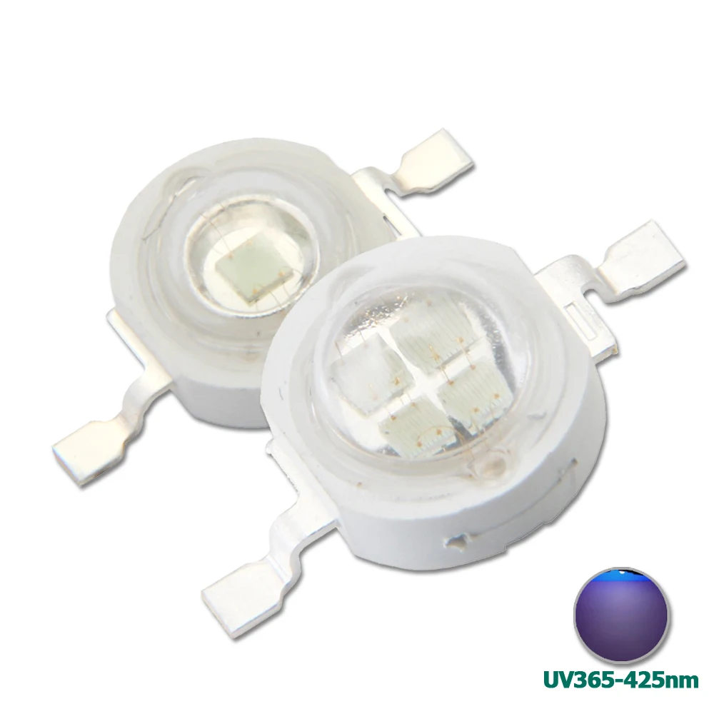 5 шт. светодиодный чип 35 Вт фиолетовый свет LED s UV 365 370 385 395 400 410 нм Ультрафиолетовый SMD COB функциональная лампа светодиодсветильник вые бусины (art.: 3a3833a79e2) - 3a3833a79e2
