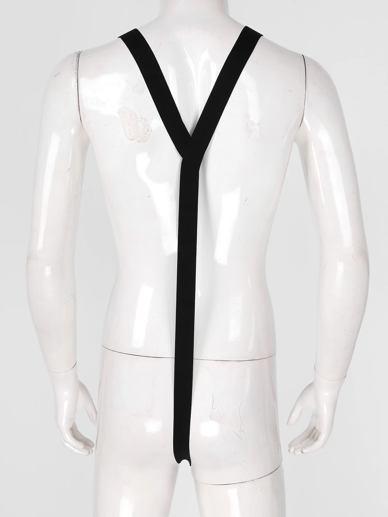 Мужские рождественские стринги с красным перекрестным крестом блестящие