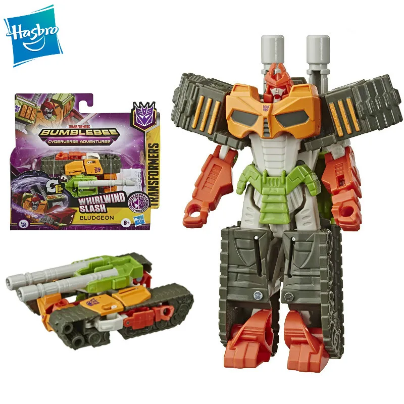Новинка Hasbro Transformers Bumblebee Cyberverse Adventures Action Attackers Bludgeon Вихрь Slash 10 см ПВХ Фигурки