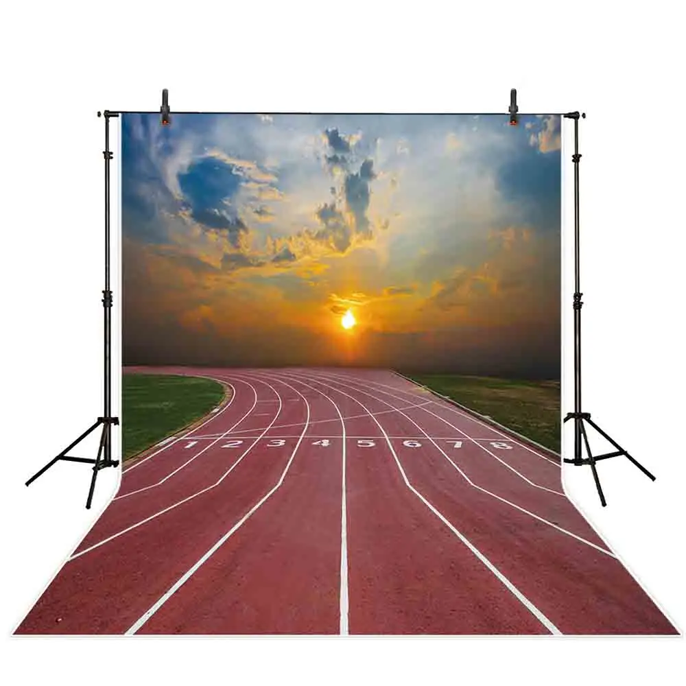 Allenjoy Playground Photocall Background Football Field Soccer Birthday Sport Communion Party Photophone Backdrop | Электроника