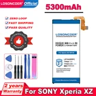 Сменный аккумулятор LOSONCOER для телефона SONY Xperia XZ Premium G8142 XZP G8142 G8141, 5300 мАч