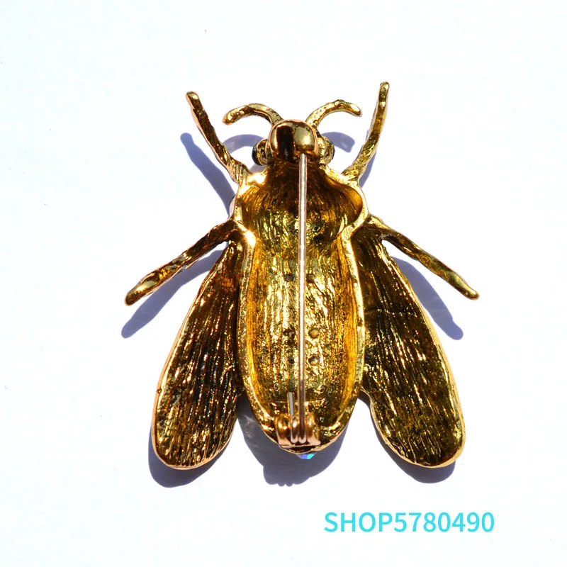 Винтажные Ювелирные изделия броши-цикады с защитой от золота элегантная