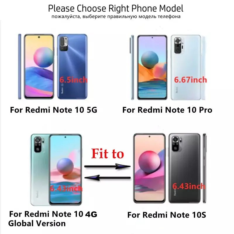 2Pcs 9D Glass For Xiaomi Redmi Note 10 pro max 10s Protective Glass on the for Xiaomi Redmi Note10 10pro Screen Protector Film
