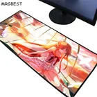 Большой коврик для мыши MRGBEST с изображением меча онлайн Asuna, аниме Otaku XL, модный прочный игровой коврик для компьютерного стола с клавиатурой для ПК Csgo