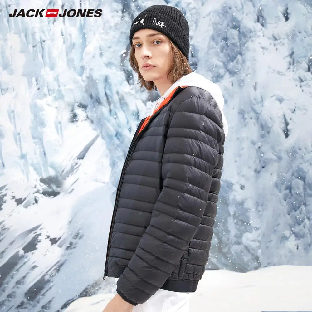 JackJones мужской светильник короткий пуховик короткое пальто мужская одежда 218312527
