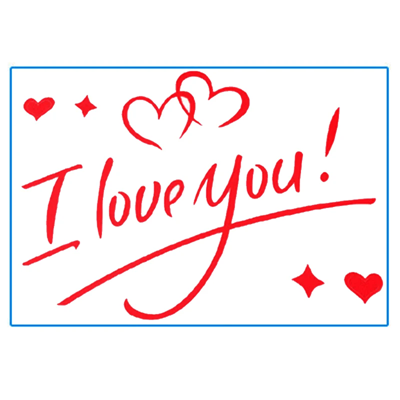 

Bobo Ball Transparent Balloon Sticker Happy Birthday Letters Wedding Party Proposal Valentine's Day I Love You Balloon Sticker