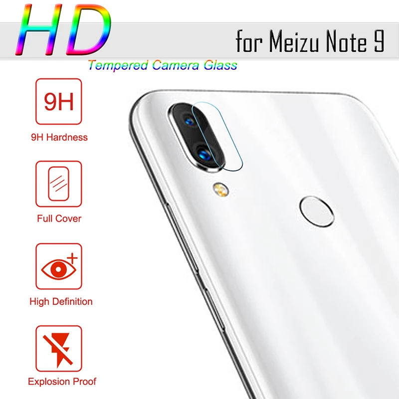 Tempered Glass for Meizu Note 9 8 Screen Protector for Meizu 16S 16X 16XS 16 Plus Camera Len Protective Glass on Meizu 15 Lite