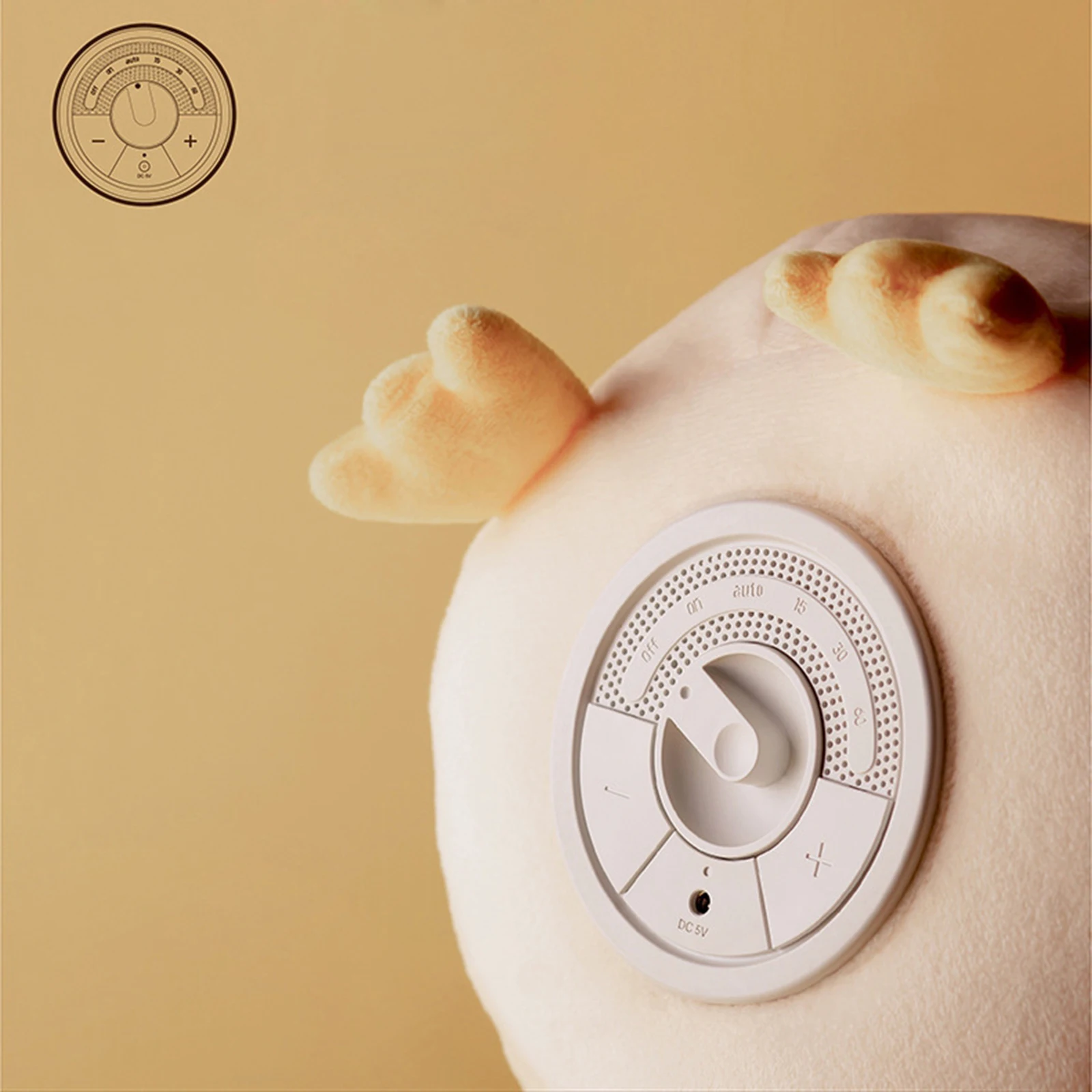 

Plush Duck Night Light USB Nightlight Dimmable Bedside Kids Nursery Children