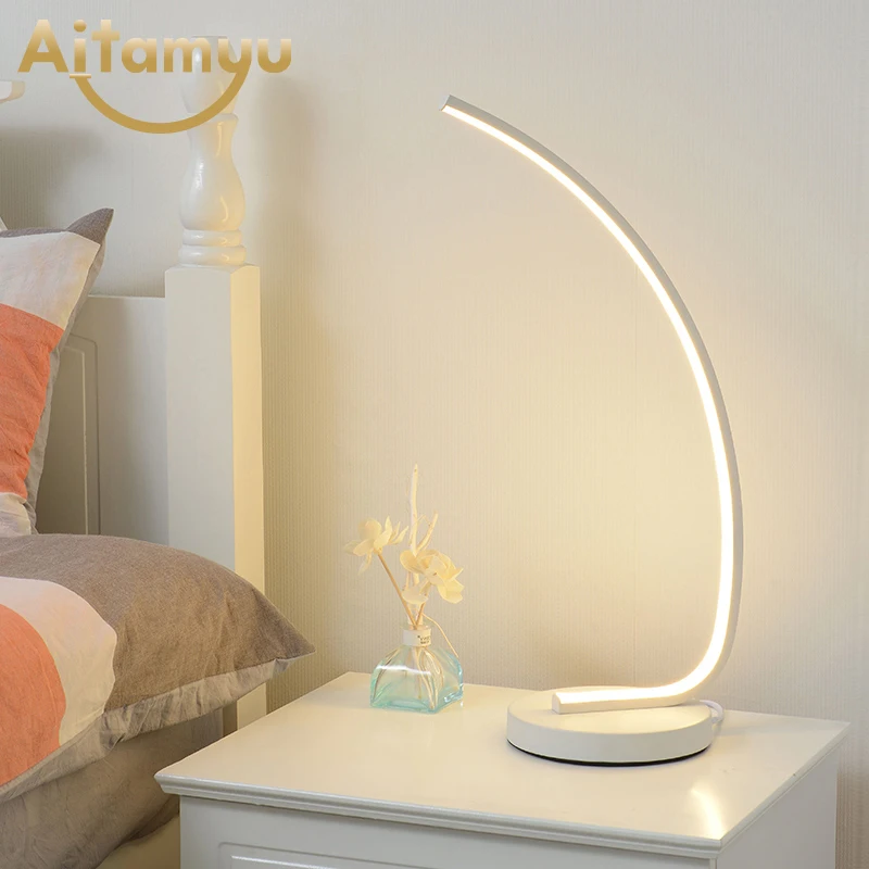 Современные настольные лампы с железными акриловое волокно внутренней отделки