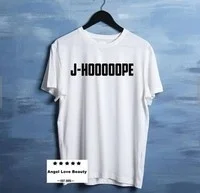 BTS Футболка Kpop J hope Bts HOOOOOPE футболка унисекс Bangtan Boys Повседневная|Мужские футболки|