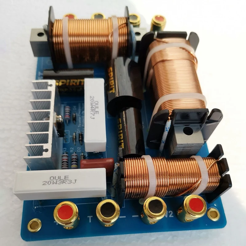 1200W Audio Speaker 2 Way Frequency Divider Dual Bass Tweeter Unit Crossover Filter For 12-18 Inch KTV Stager | Электроника