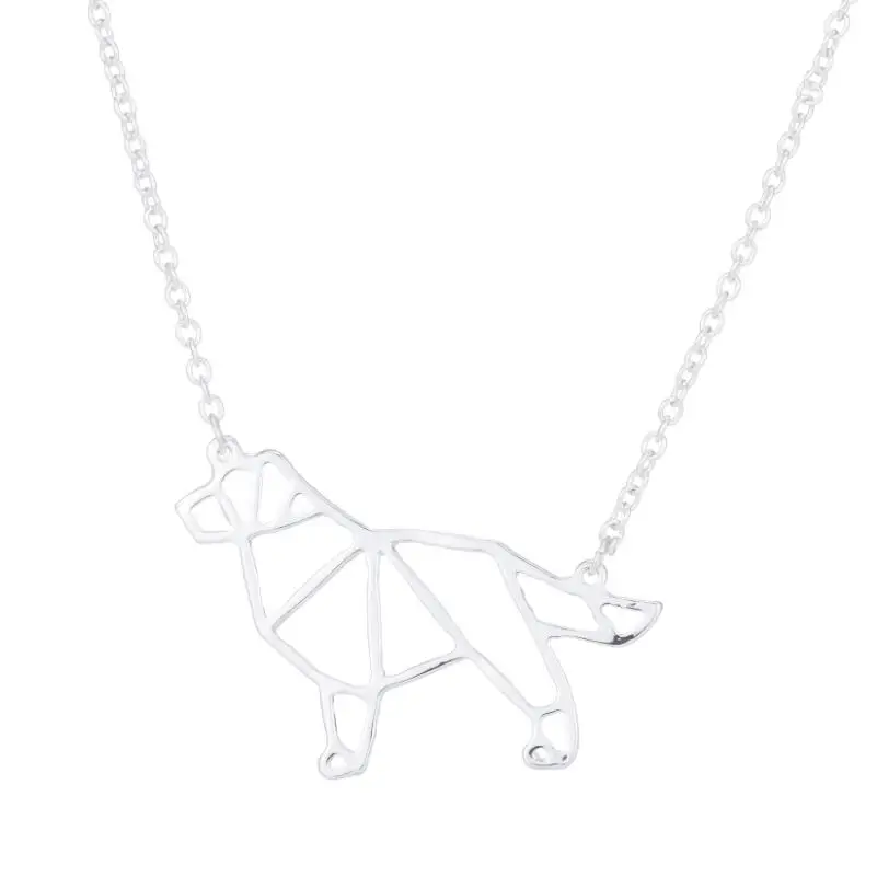 

Stainless Steel Puppy Necklace Men's One Piece Collar Ladies Animal Pendant Skull Geometric Chain Punk Fashion Jewelry Aesthetic