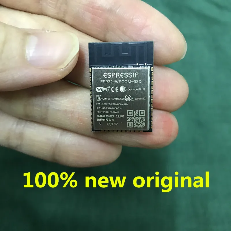 10 шт./лот 100% Новый оригинальный ESP32-WROOM-32 ESP32-WROOM-32D ESP-32S 32Mbits 4MB ESP32-WROOM-32U Бесплатная
