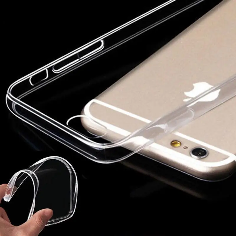 Clear Soft Tpu Phone Case For iphone 5 5S SE 6 6S Plus Transparent Cases iPhone 11 Pro Max 7 8 X XS XR Back Cover |