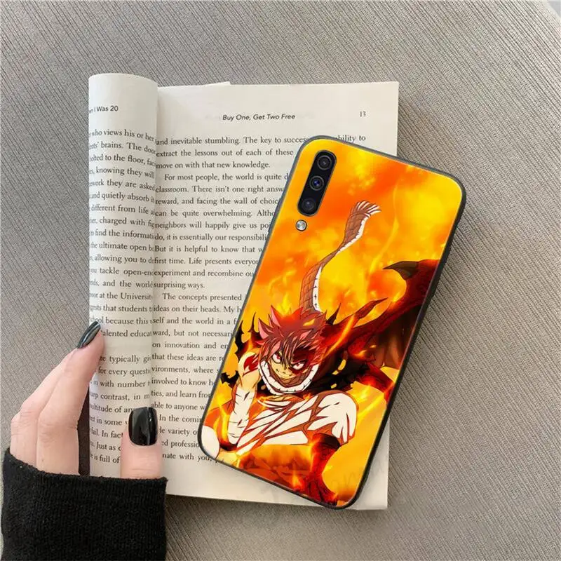 

Fairy Tail pattern Japanese anime Phone Case For Samsung galaxy S 9 10 20 A 10 21 30 31 40 50 51 71 s note 20 j 4 2018 plus