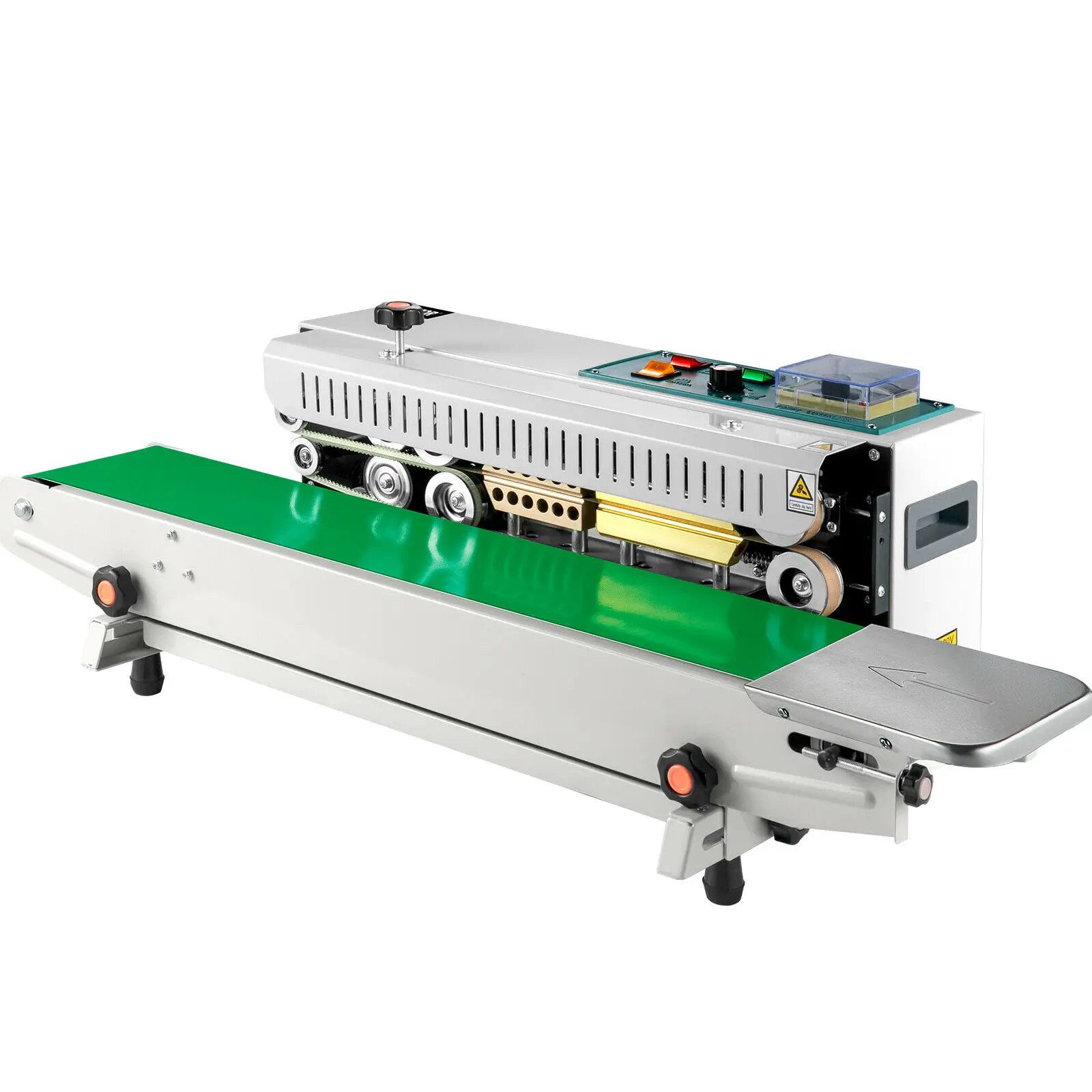 

Automatic Continuous Sealing Machine FR-900 500W 0-12 m / min 220V Band Sealer Horizontal Automatic Sealing Machine for Sealing