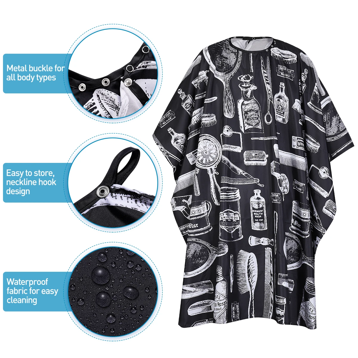 Парикмахерский фартук Frcolor костюм инструменты для стрижки расческа ножницы