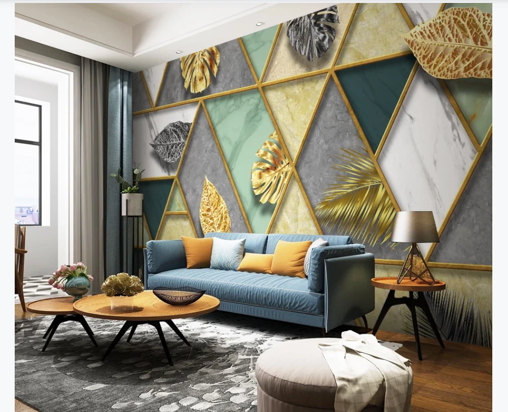 Пользовательский 3D современный простой скандинавский планер джаз белый камень