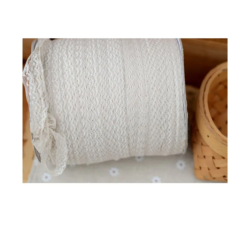 1/метр шелковистое кружево абрикосового цвета ширина 1 см | Дом и сад