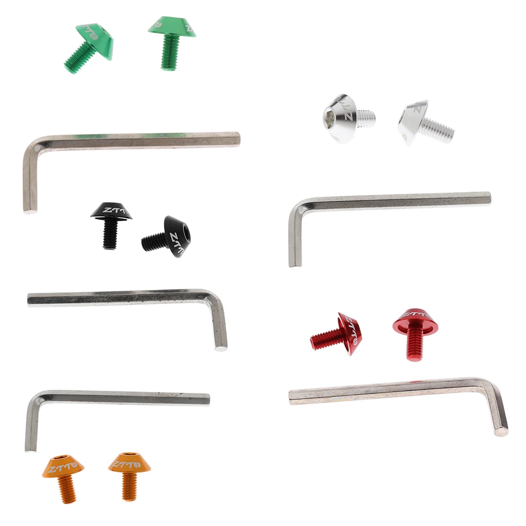 2 шт. болты велосипедные винты из алюминиевого сплава с шестигранной головкой